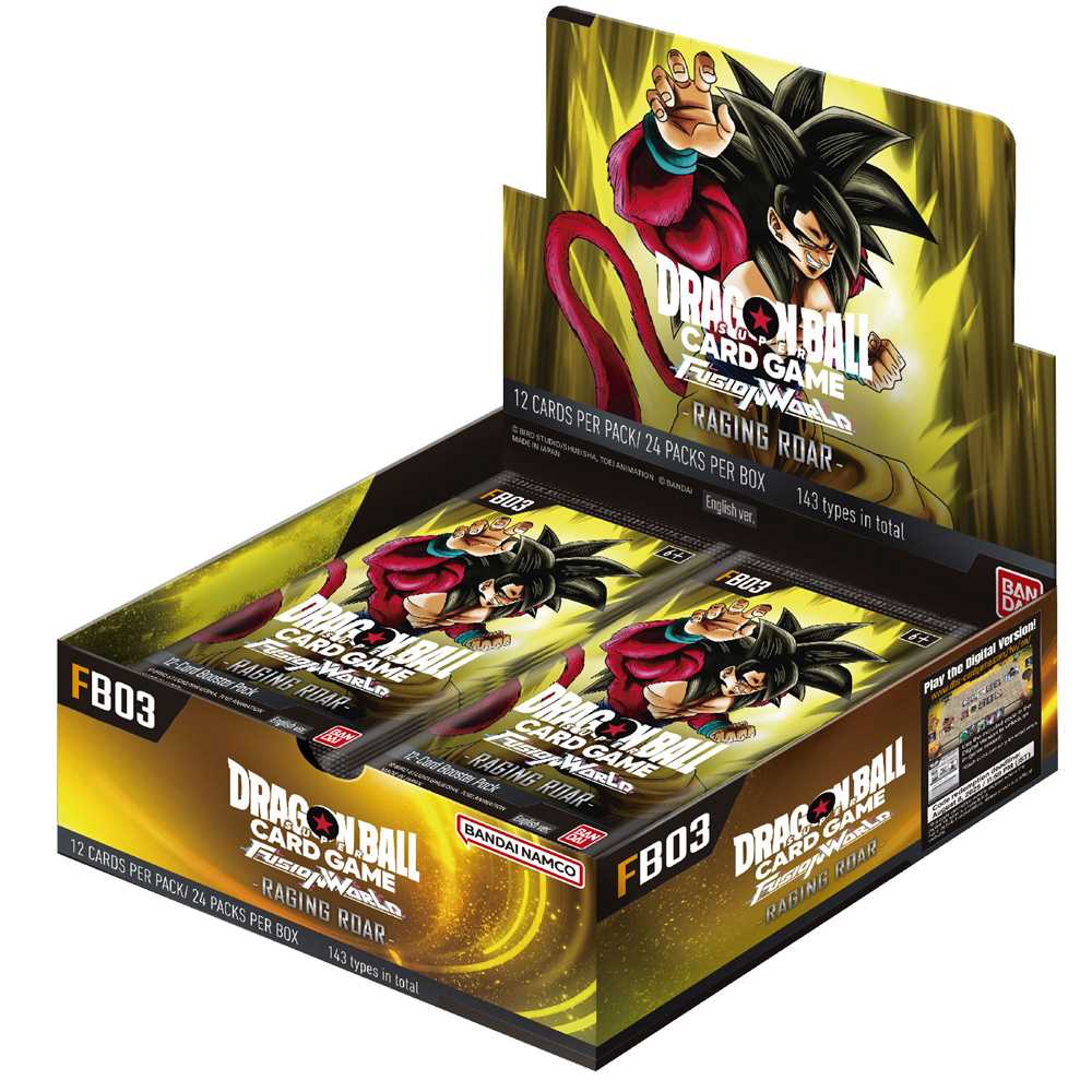 Booster Box FB03 | Raging Roar | Fusion World | DRAGON BALL | English