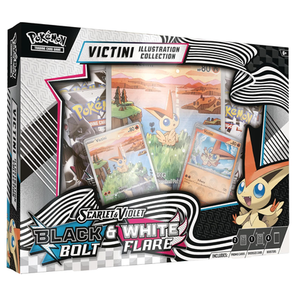 Black Bolt & White Flare Unova Victini Illustration Collection