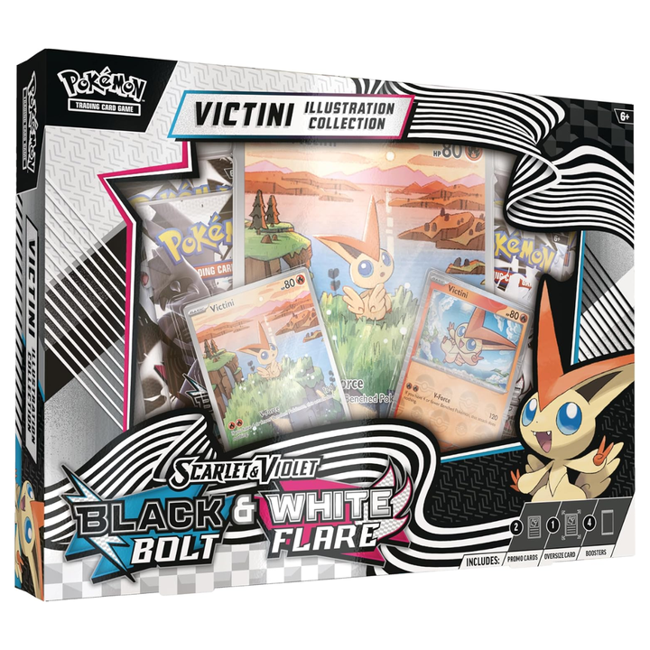 Black Bolt & White Flare Unova Victini Illustration Collection