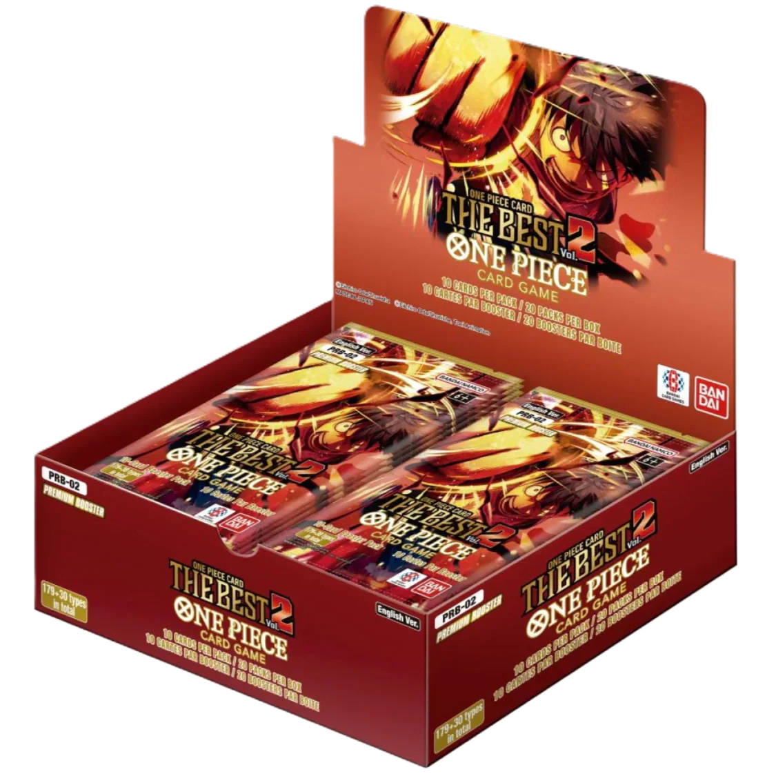 PRB-02 Premium Booster Box | The Best 2 | ONE PIECE | English