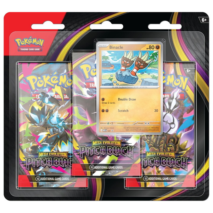 Pitch Black: 3-Pack Blister