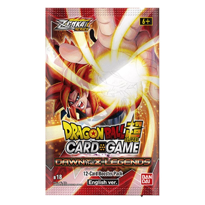 B-18 Booster Pack Dawn of the Z-Legends – Dragon Ball Super Card Game English sealed product
