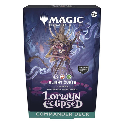 Lorwyn Eclipsed Commander Deck - Blight Curse – Magic: The Gathering English sealed product