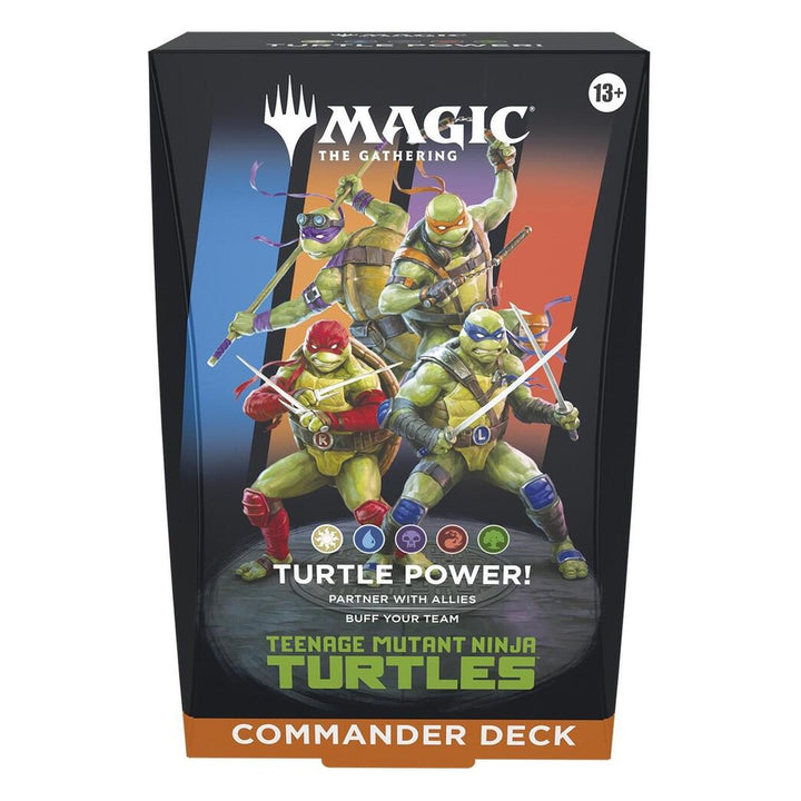 Teenage Mutant Ninja Turtles Commander Deck - Turtle Power! – Magic: The Gathering English sealed product